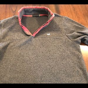 Southern Marsh Qtr Zip Fleece Pullover Mens Medium